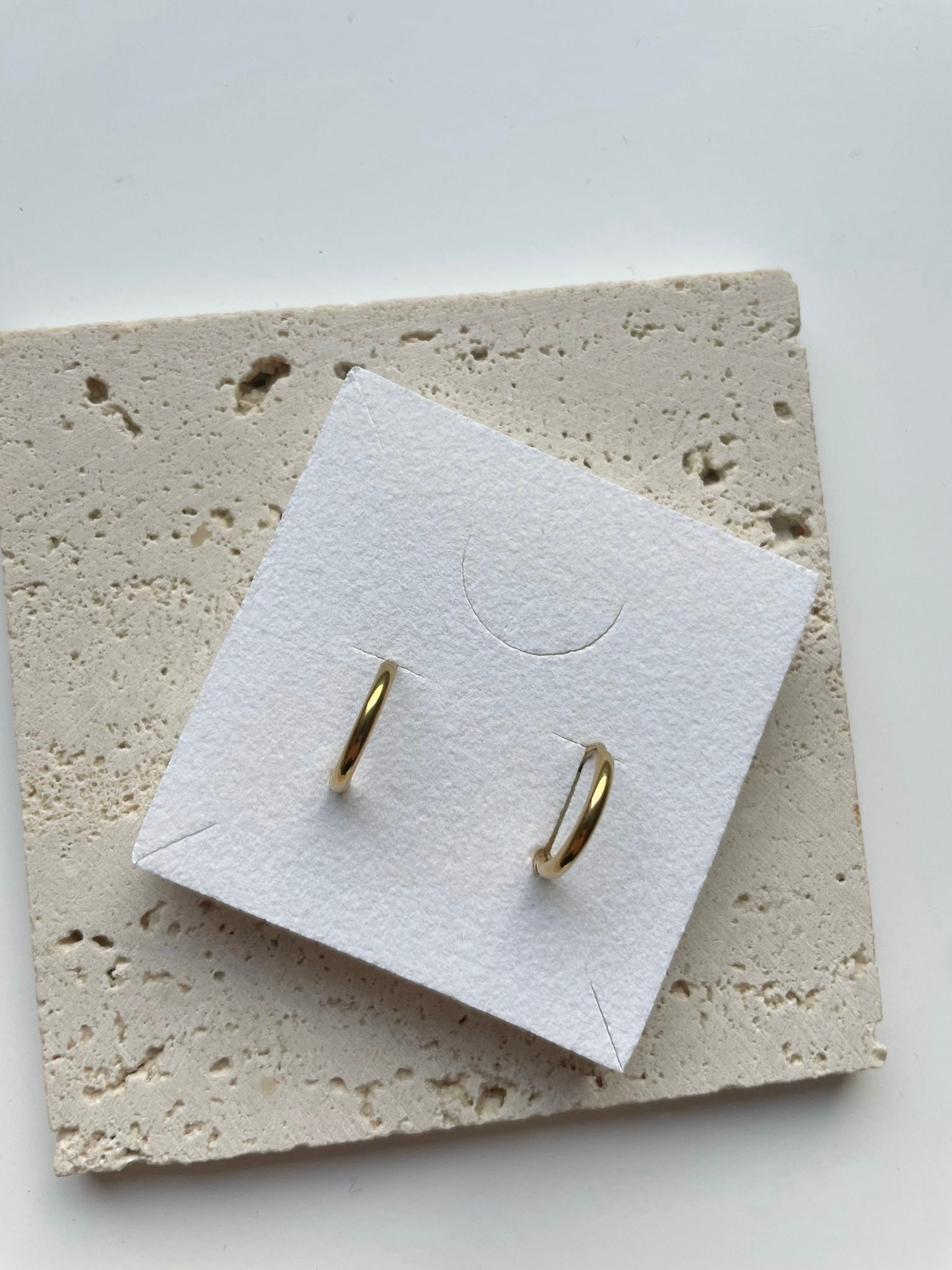Earrings 'Sun & Moon' | stainless steel