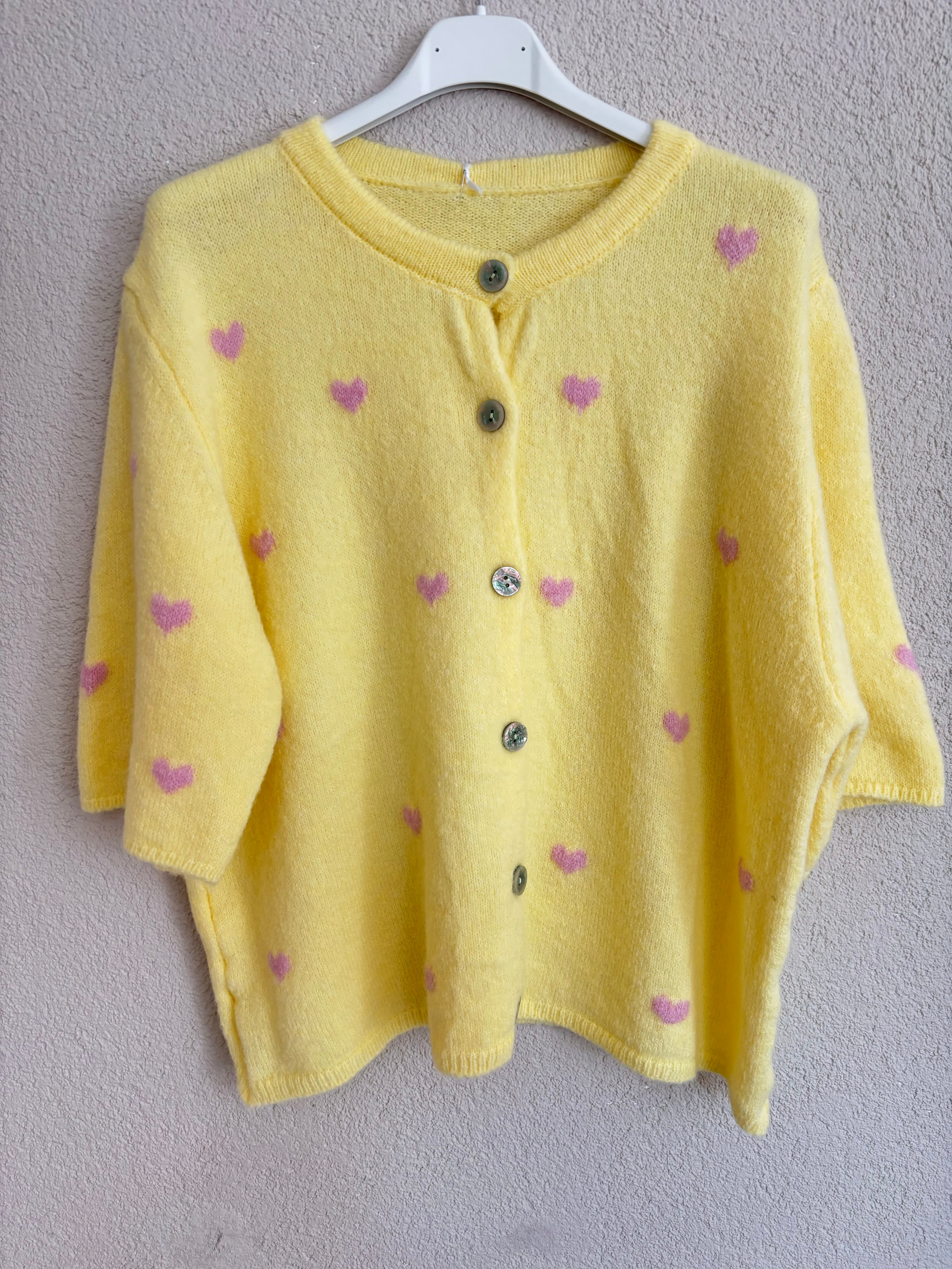 Kurzarm Strickjacke Hanna