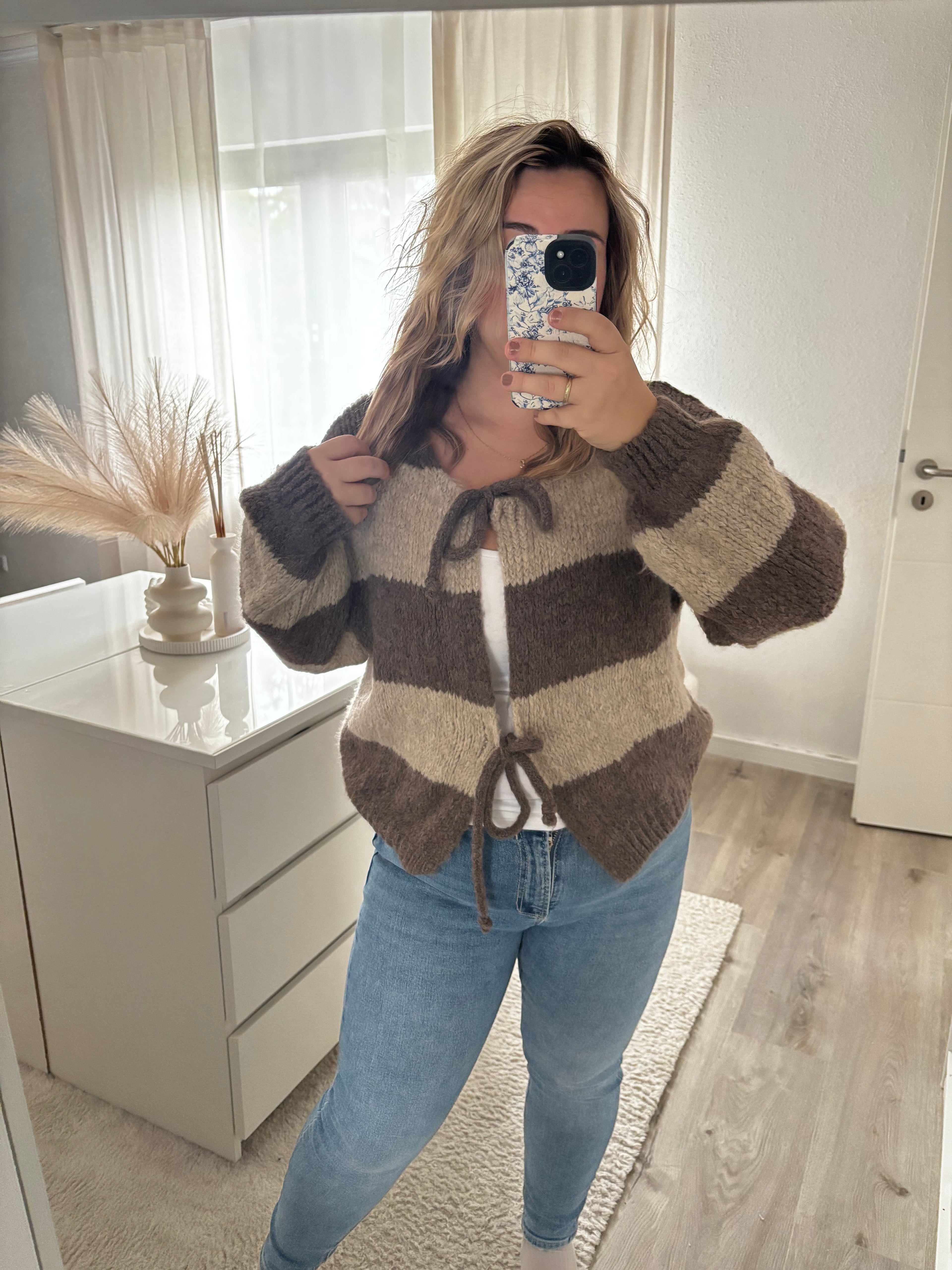 Strickjacke Stripes