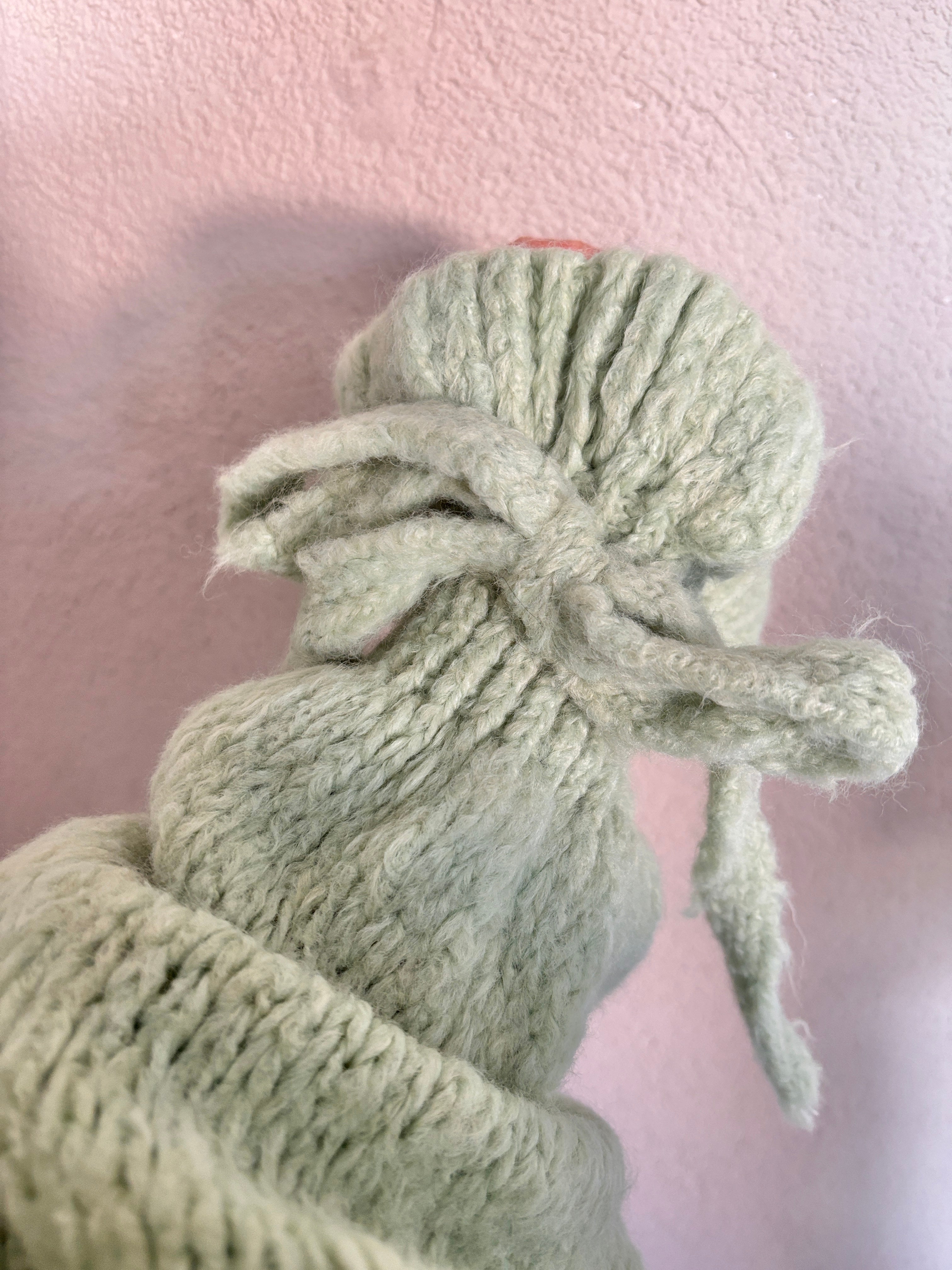 Strickjacke mit Rüschenärmel