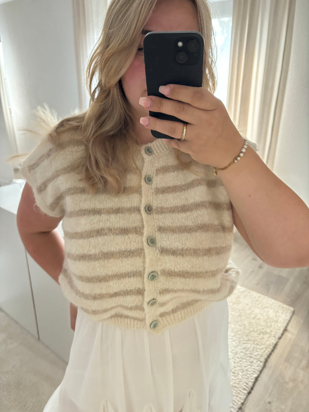Strickweste Stripes