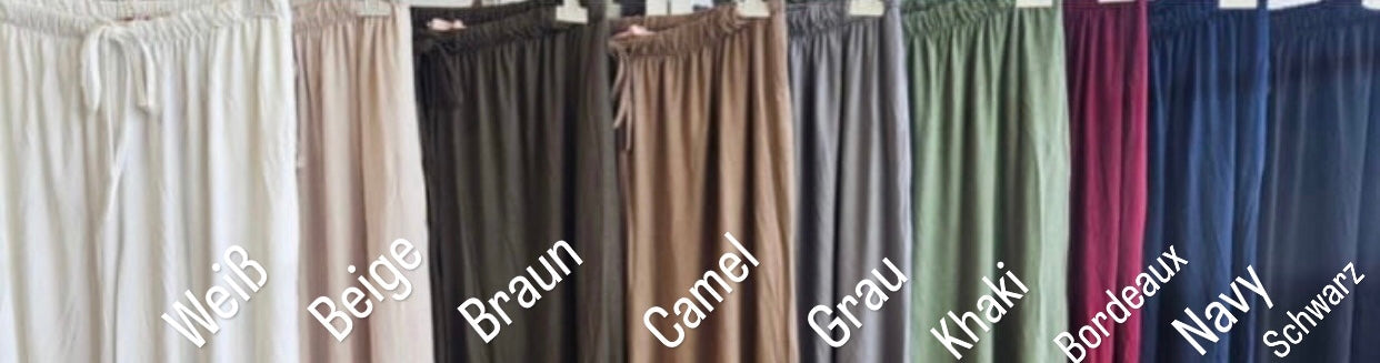 Lockere Viskose Hose