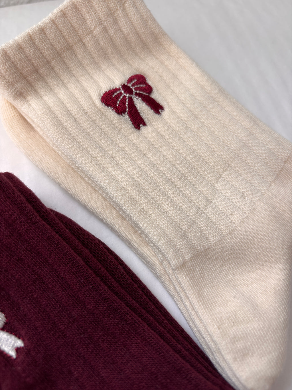 Schleifen Socken - Baumwolle