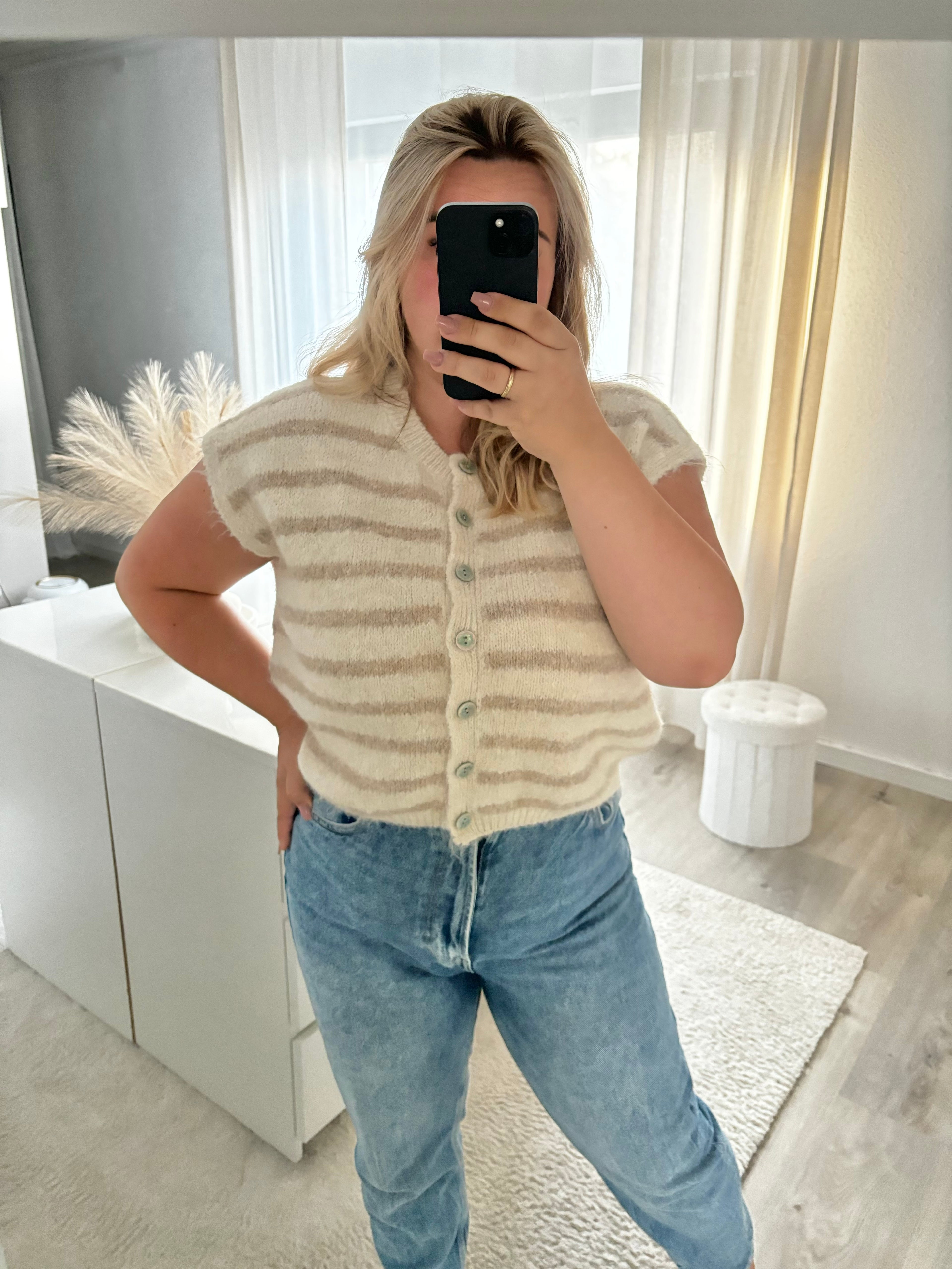 Strickweste Stripes