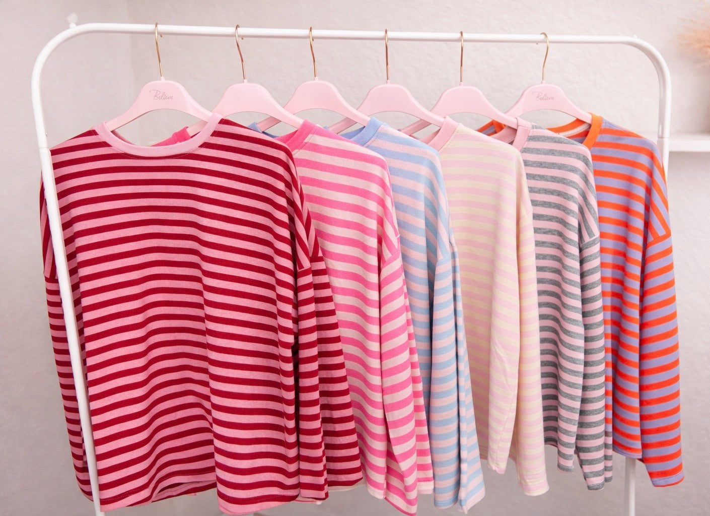 Streifen Longsleeve - verschiedene Farben