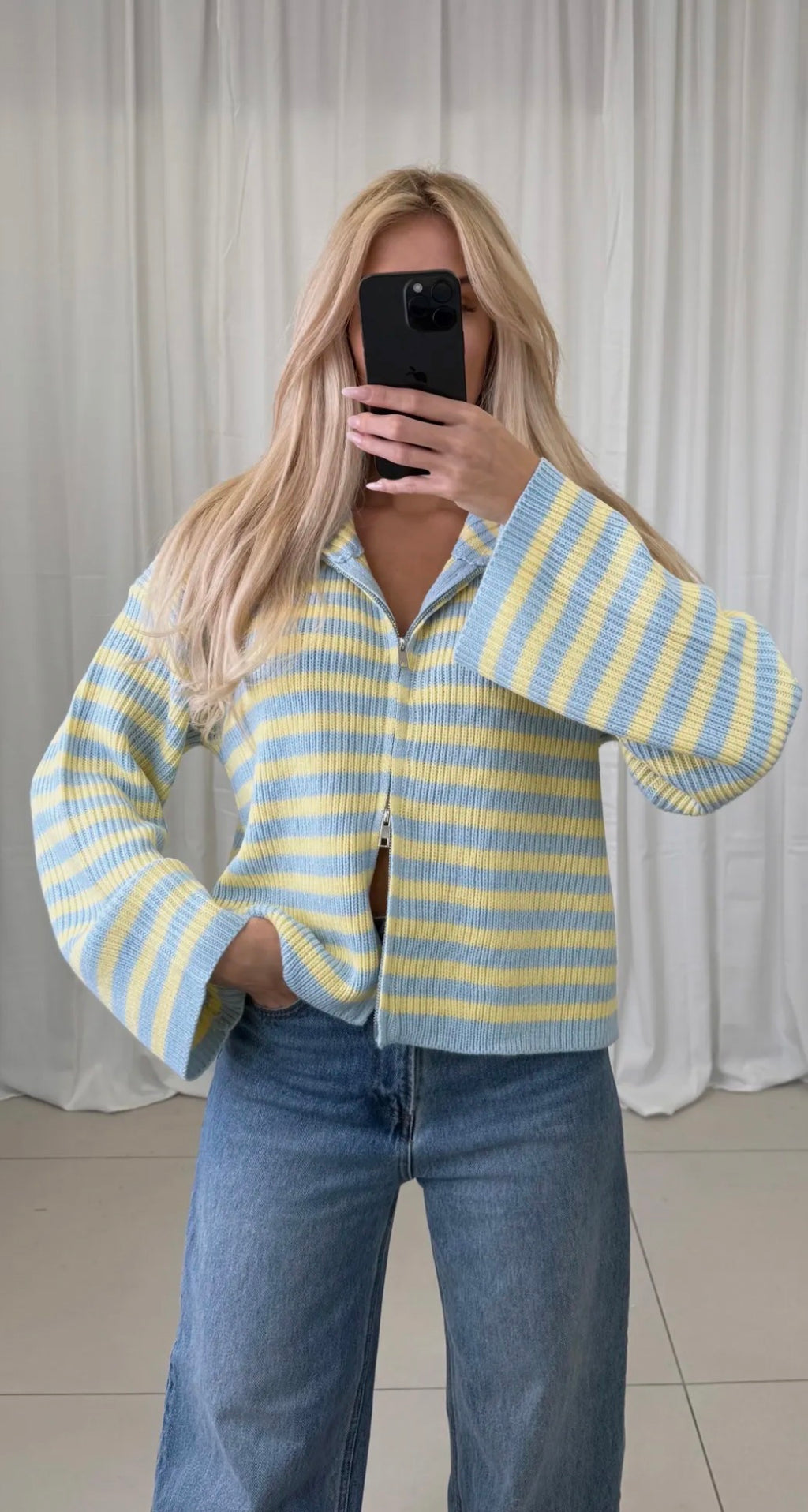 Strickjacke gestreift  - verschiedene Farben