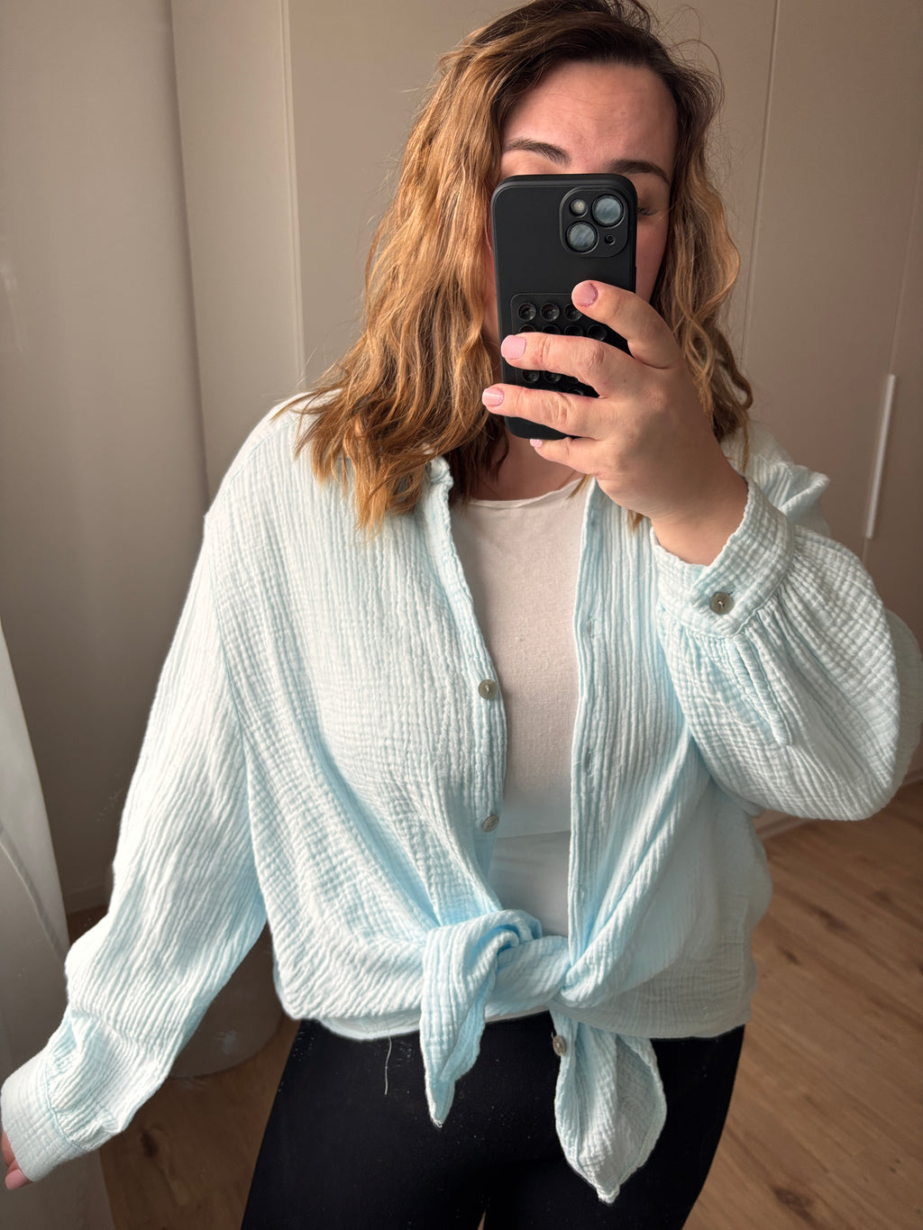 Musselin Bluse - verschiedene Farben