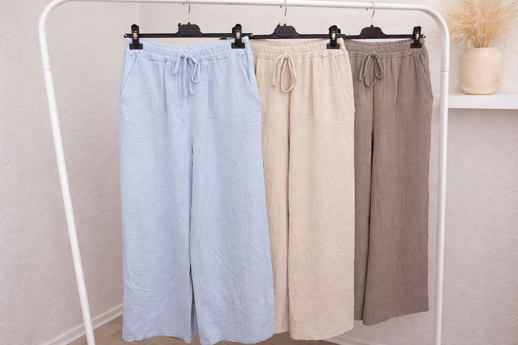 Musselin Hose - verschiedene Farben