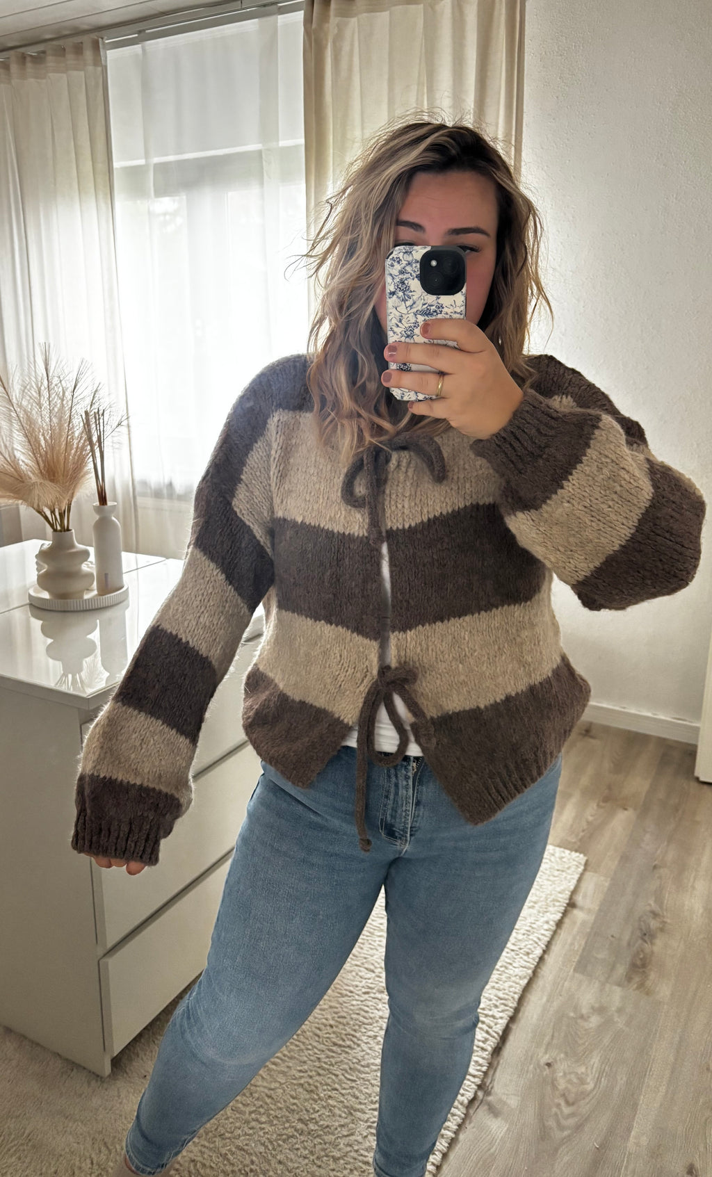 Strickjacke Stripes
