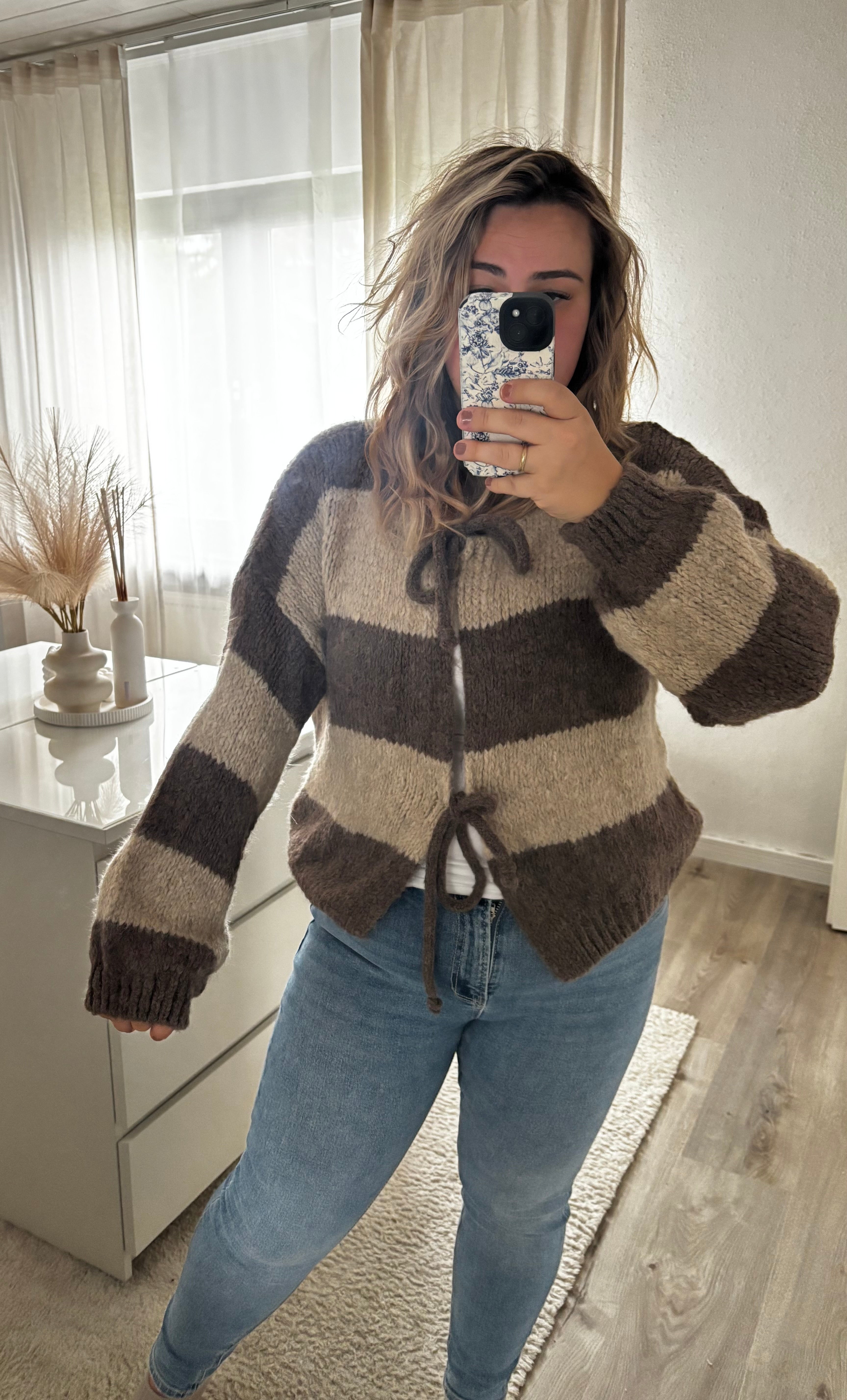 Strickjacke Stripes