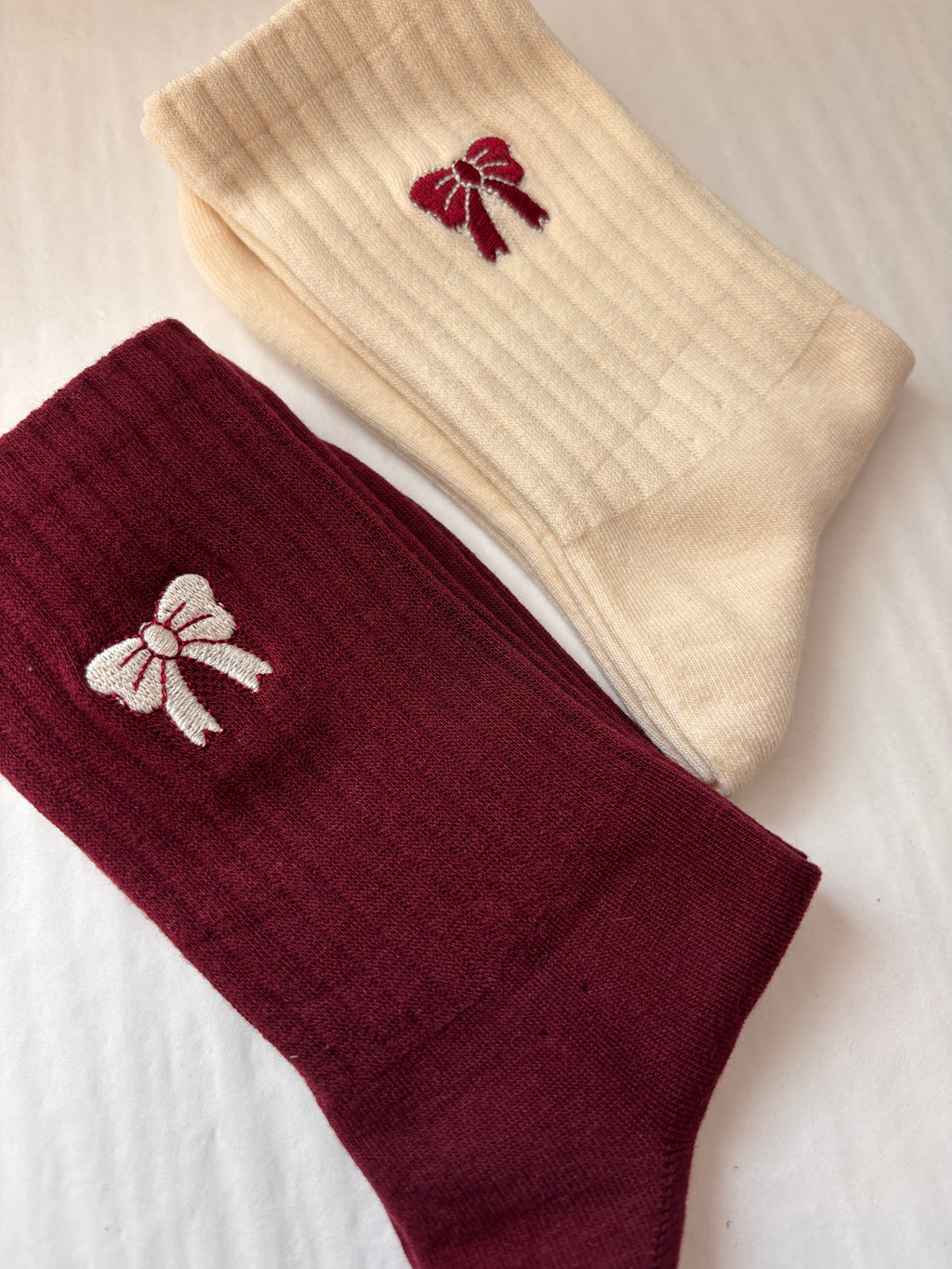 Schleifen Socken - Baumwolle