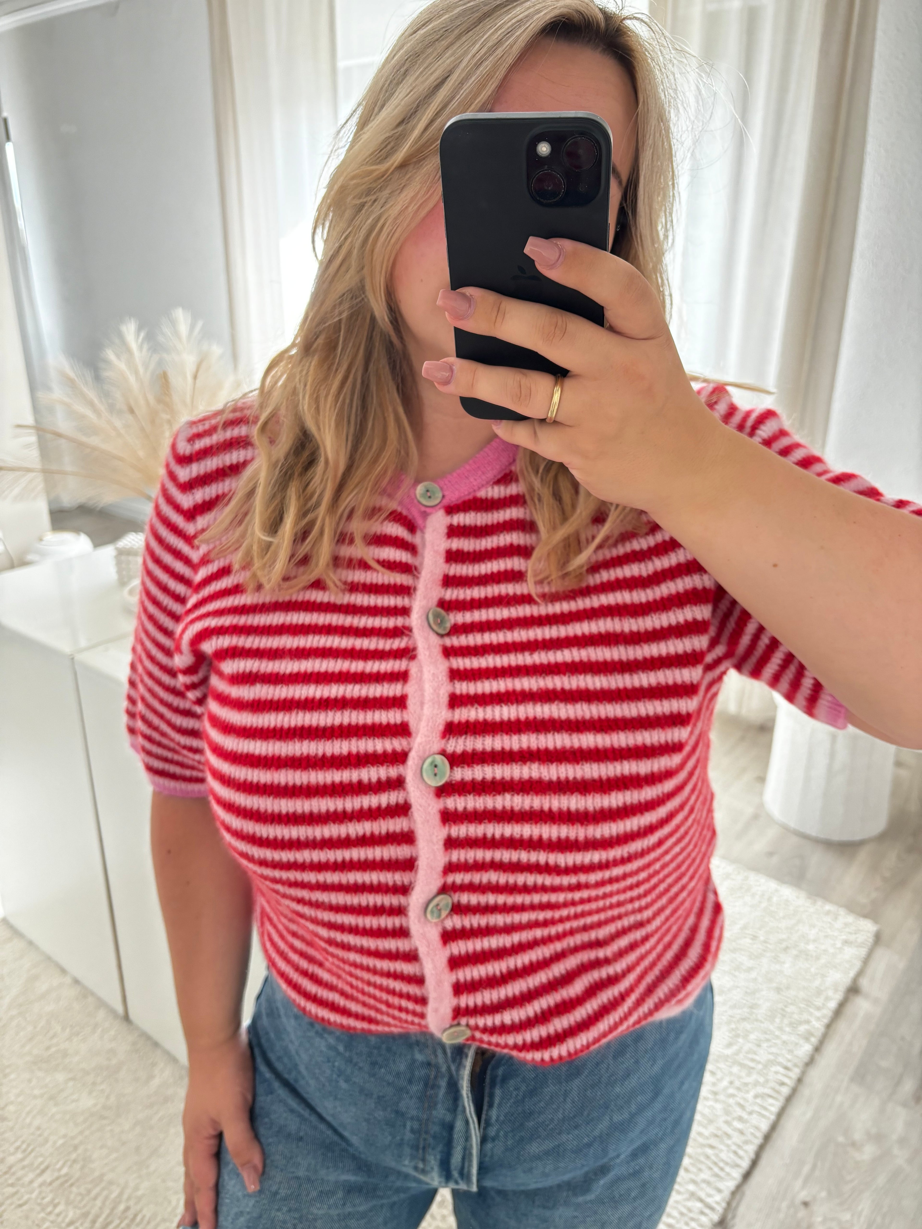 Kurzarm Strickjacke Lola