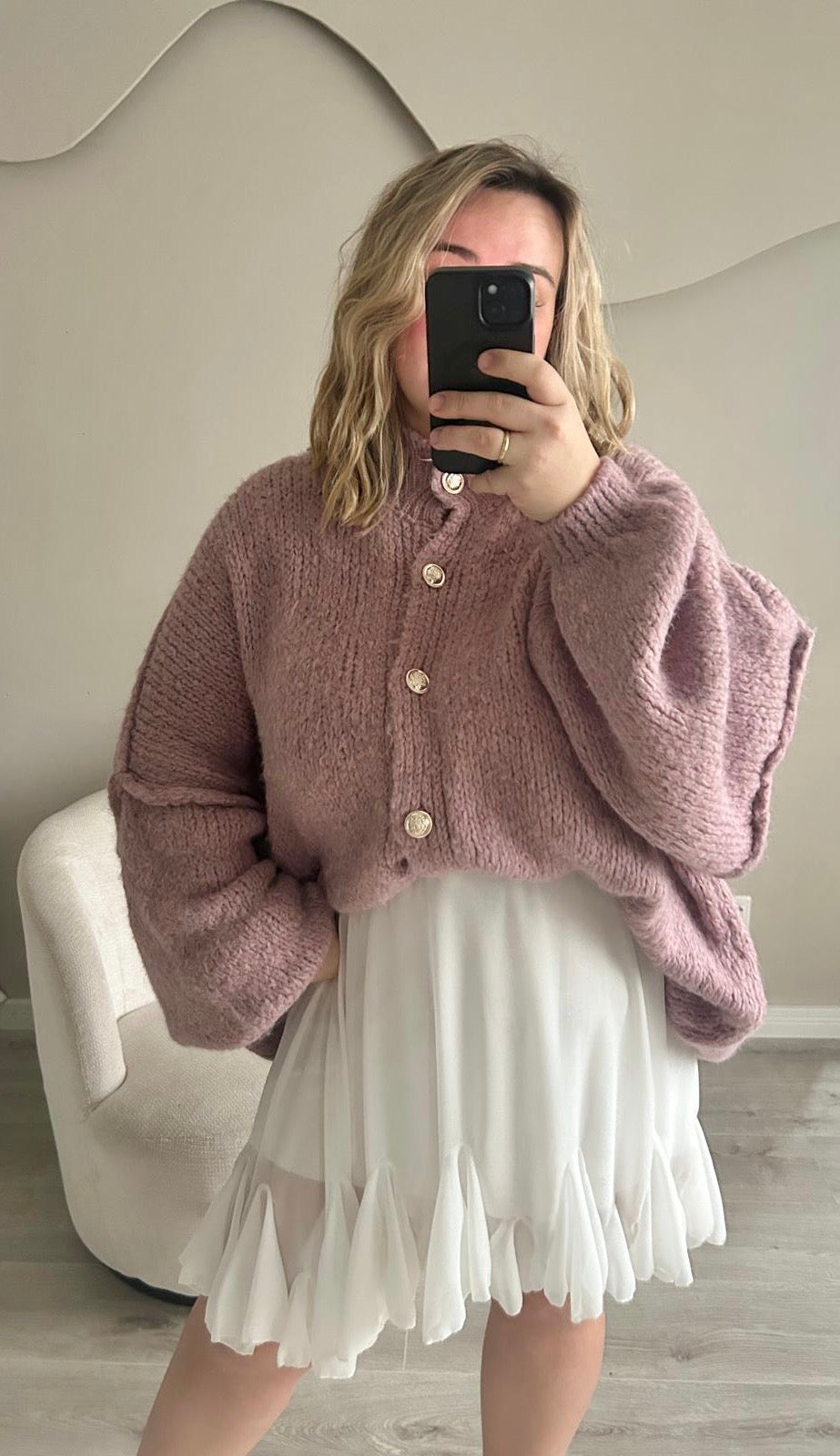 Oversize Strickjacke Elena