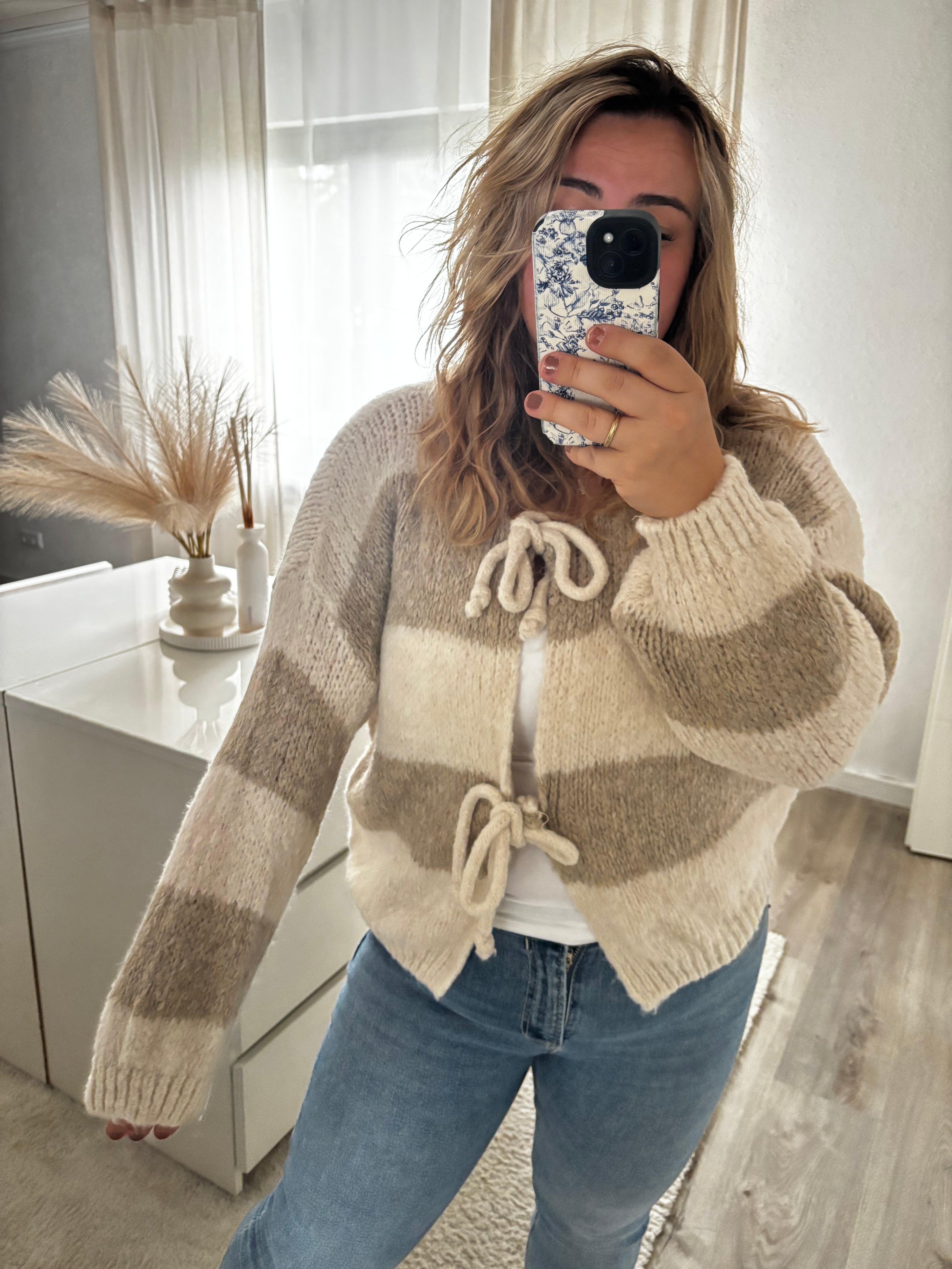 Strickjacke Stripes