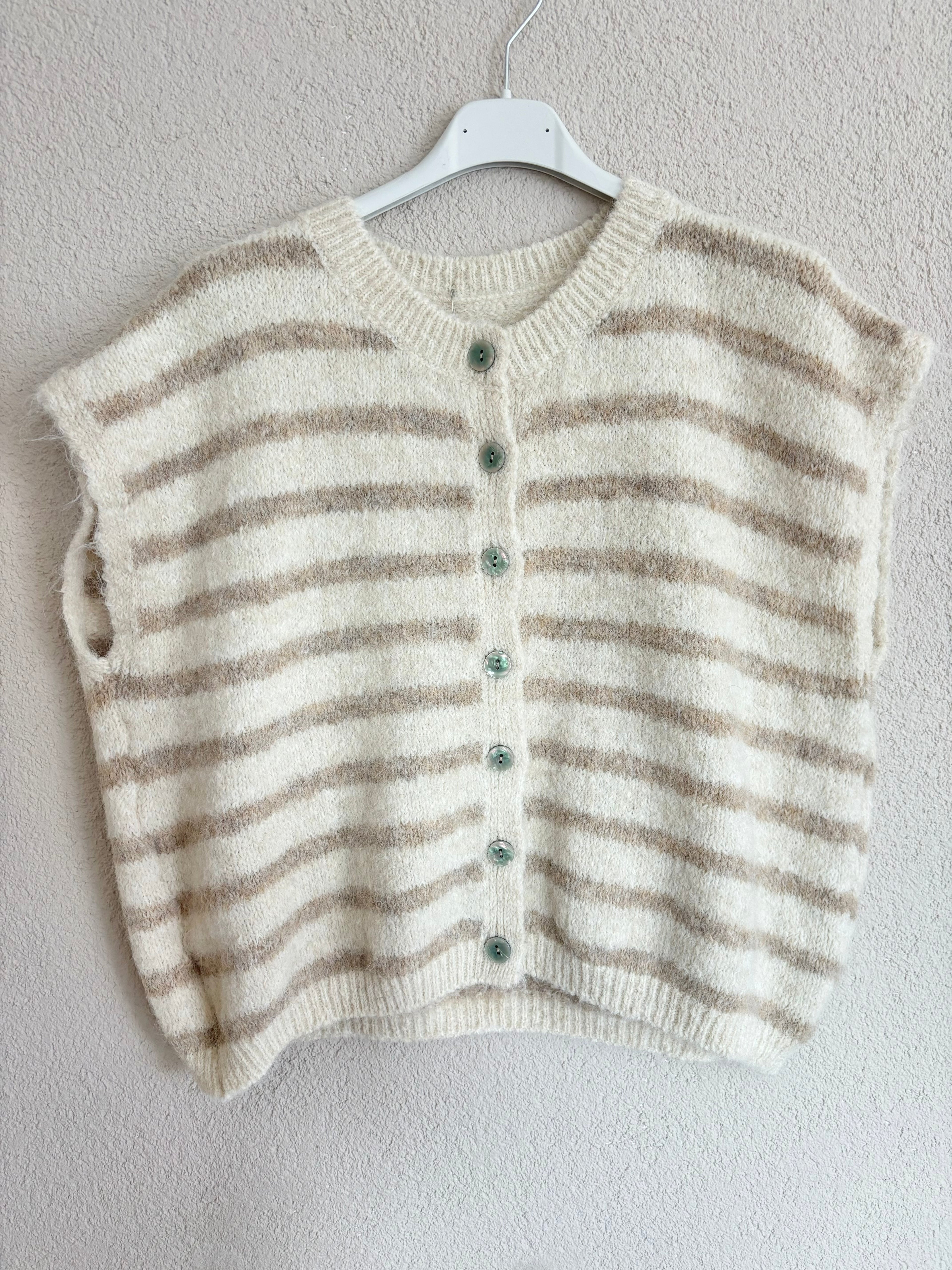 Strickweste Stripes