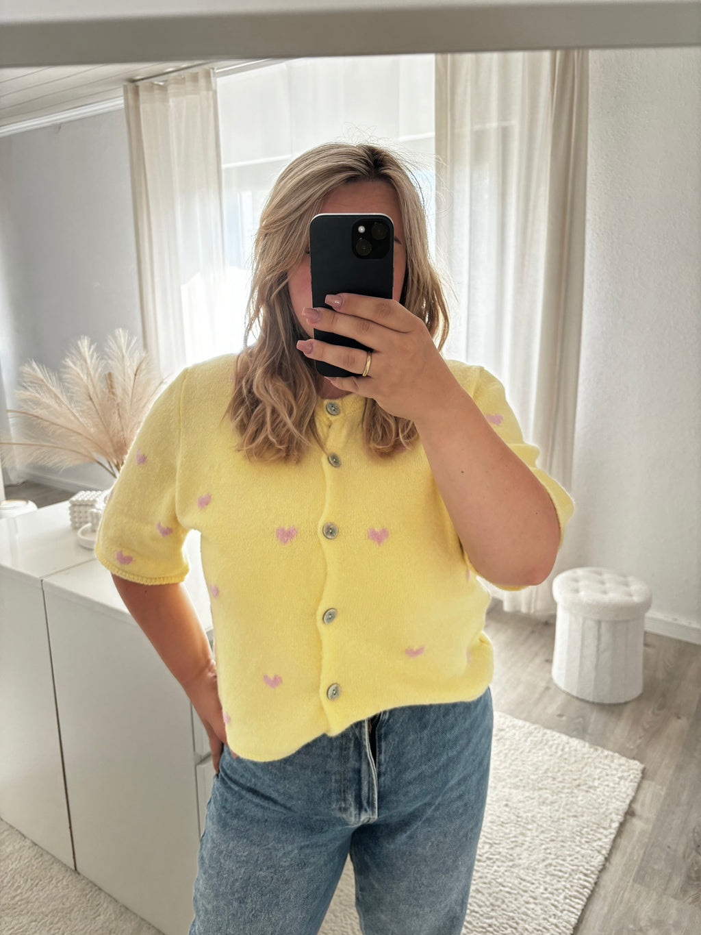 Kurzarm Strickjacke Hanna