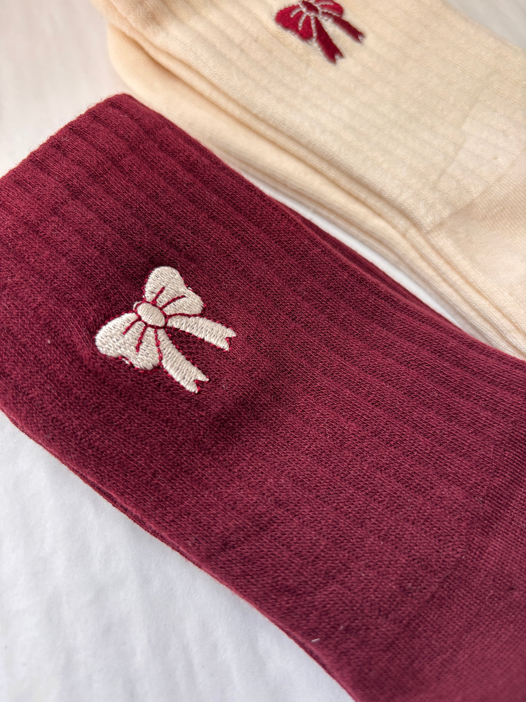 Schleifen Socken - Baumwolle