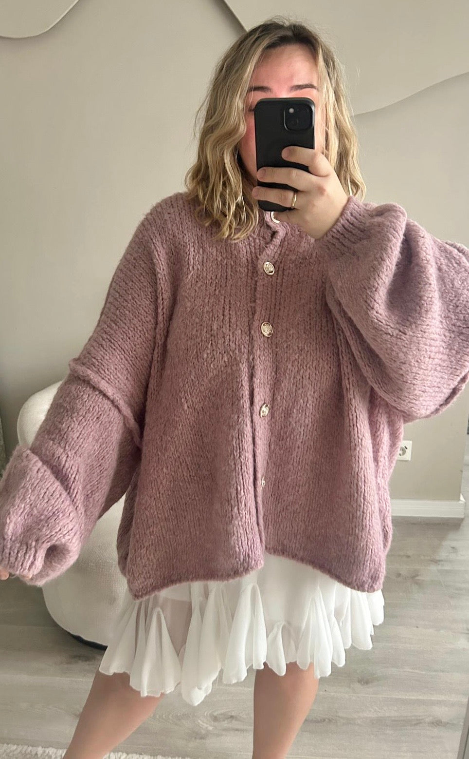 Oversize Strickjacke Elena