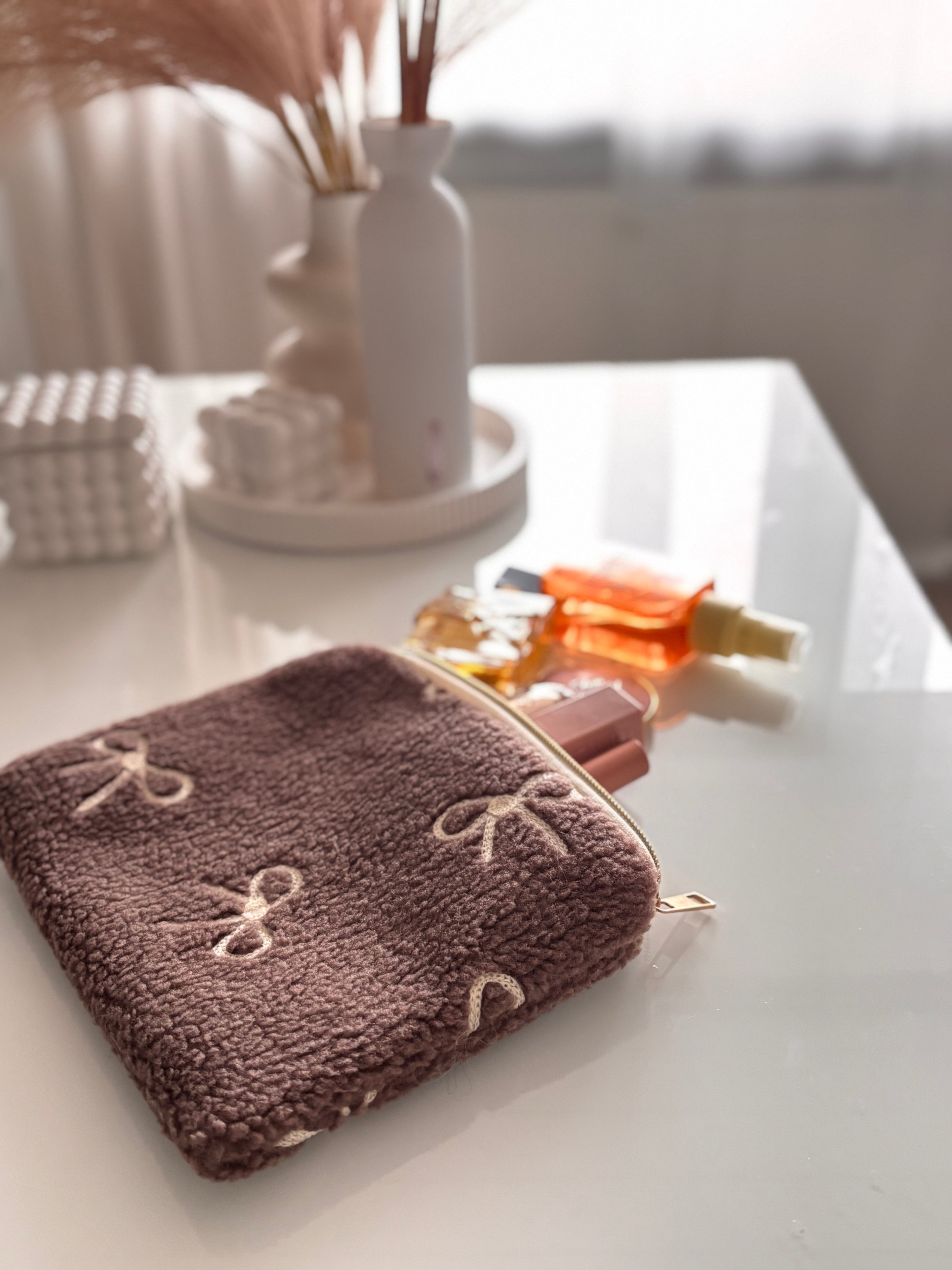 Teddy Kosmetiktasche - verschiedene Farben