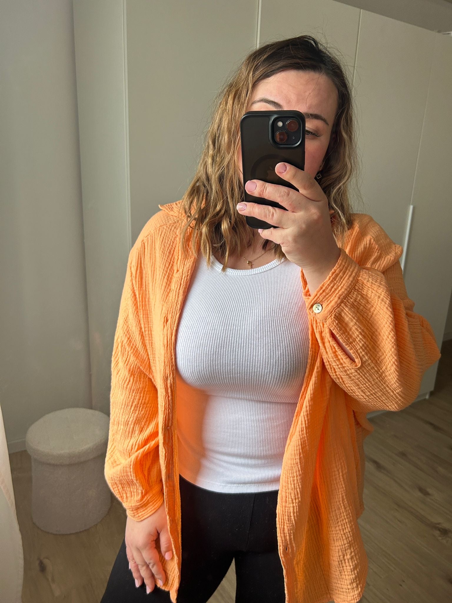 Musselin Bluse - verschiedene Farben