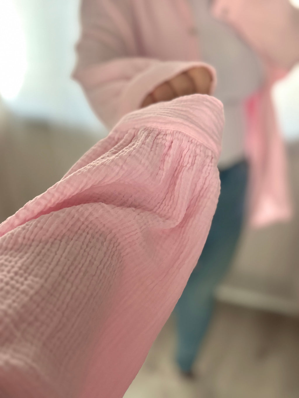 Musselin Bluse - verschiedene Farben