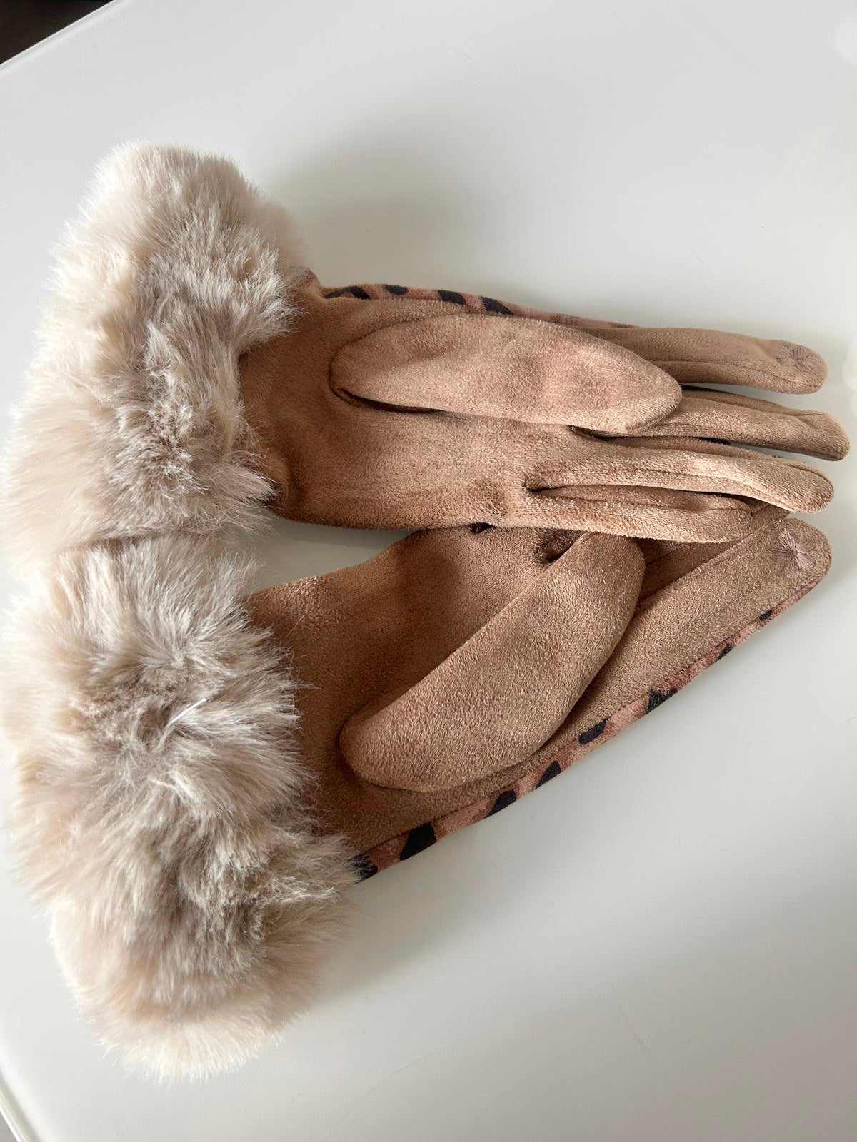 Leoprint Handschuhe mit Touchfunktion