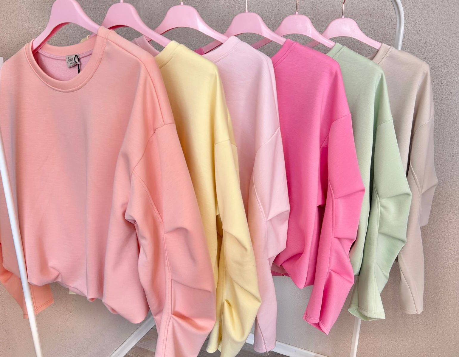 Lockeres Sweatshirt gerafft