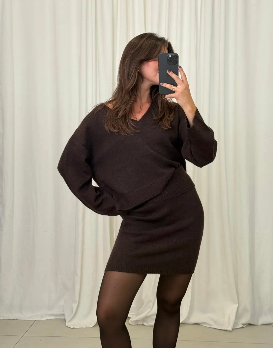 Strick-Set – Pullover & Rock