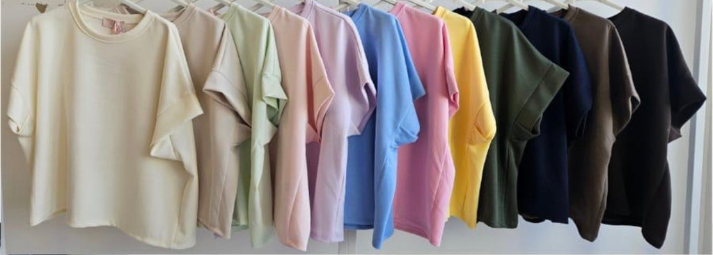 Oversized Butterstoff T-Shirt Vers. Farben