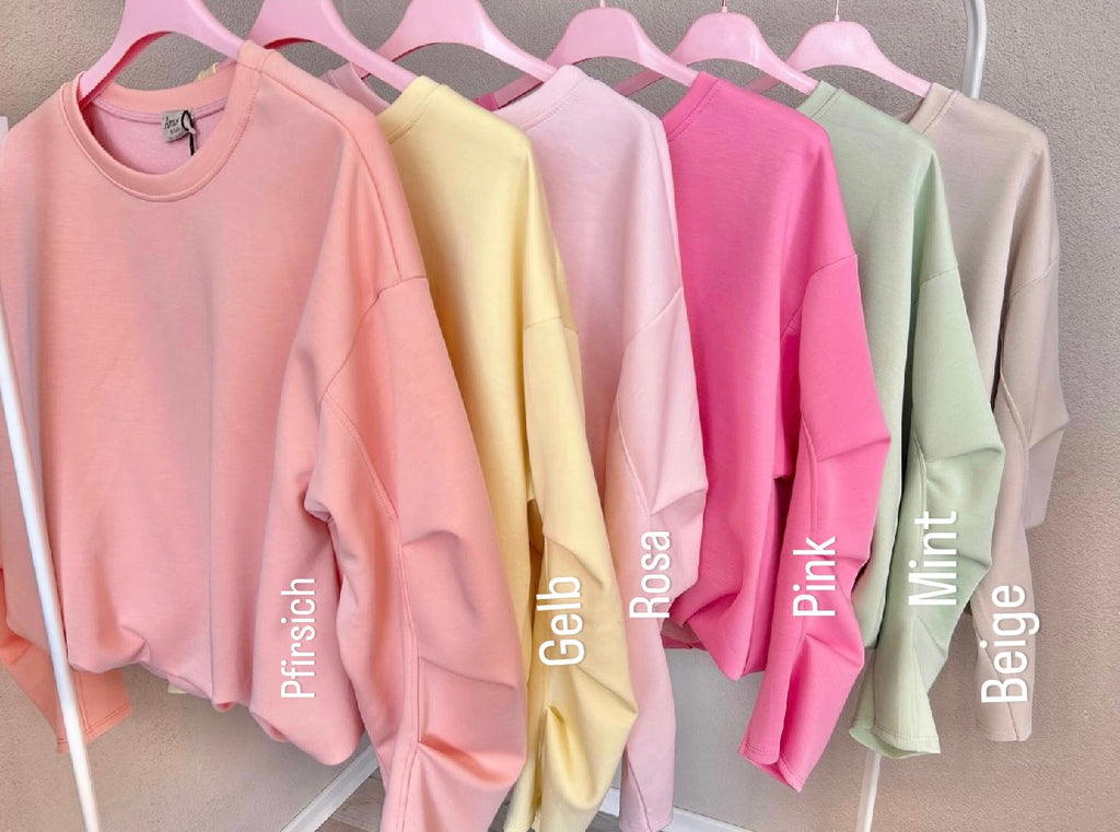 Lockeres Sweatshirt gerafft