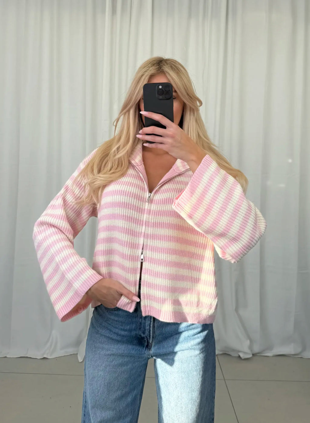 Strickjacke gestreift  - verschiedene Farben