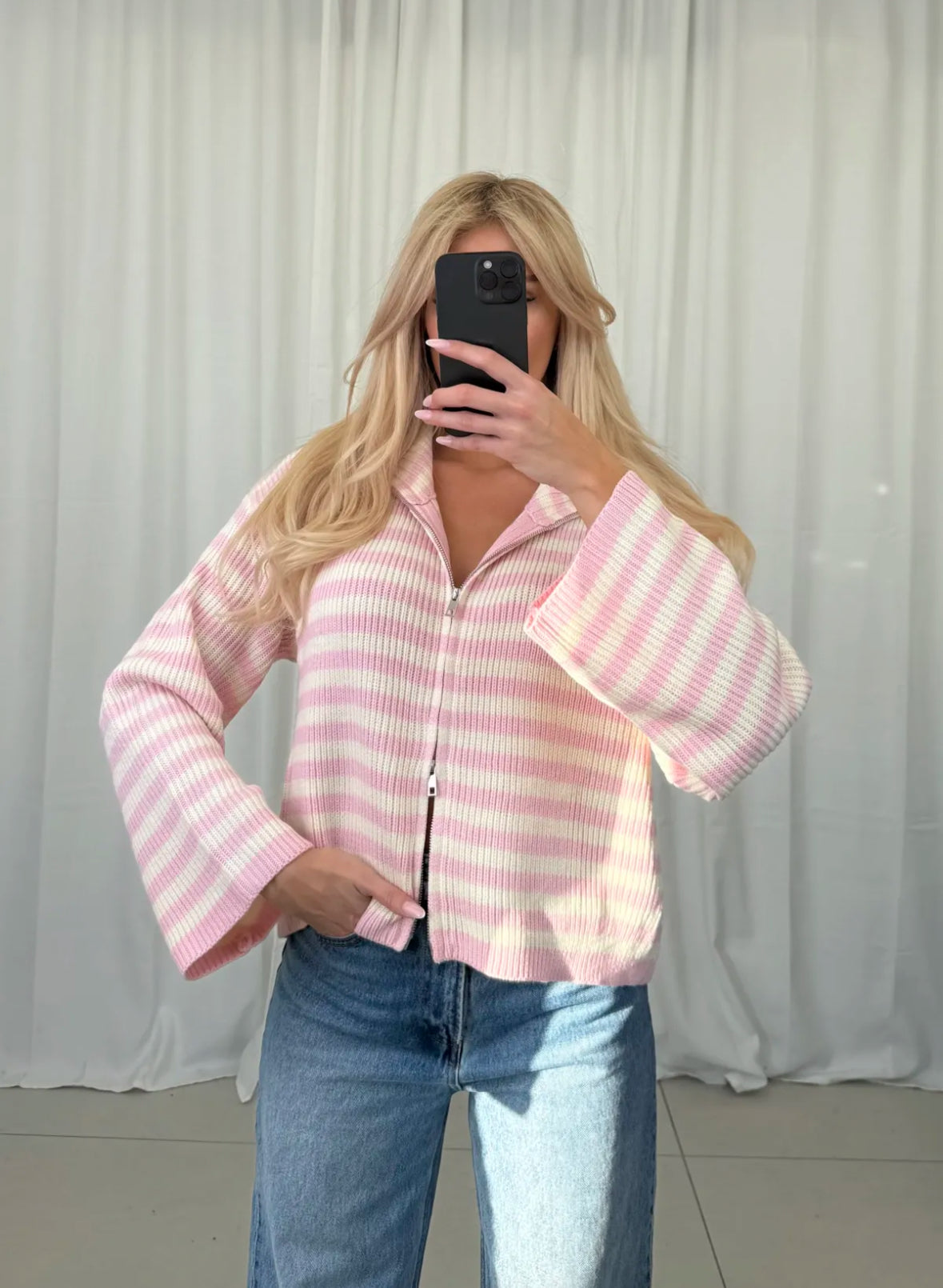 Strickjacke gestreift  - verschiedene Farben