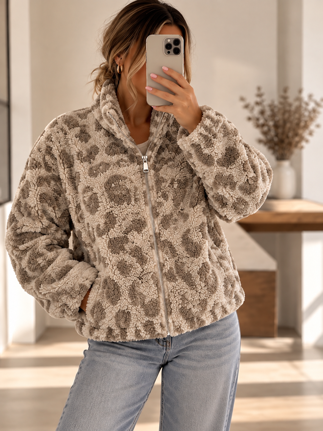 Teddyjacke Leo