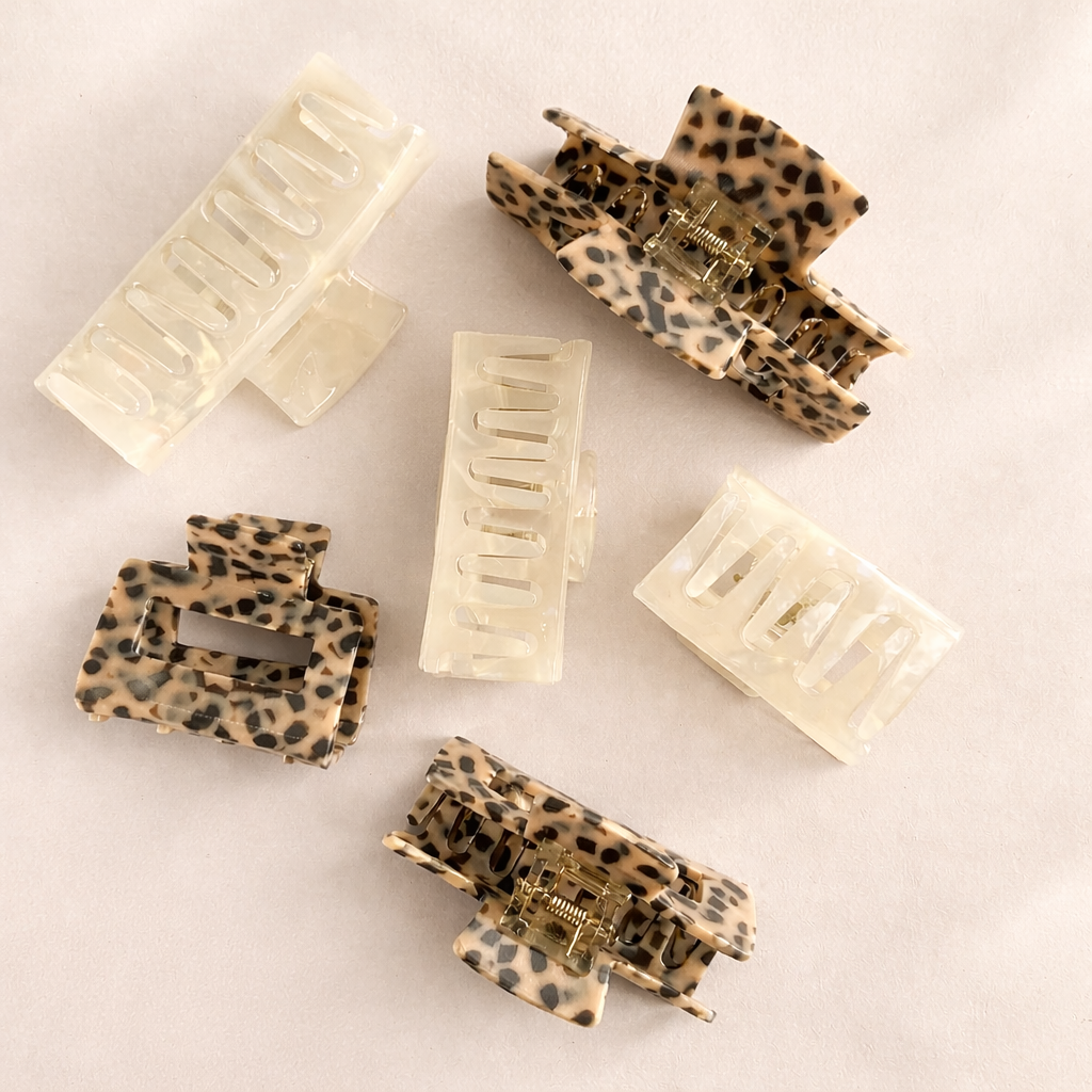 Haarklammer Toffee&Cream