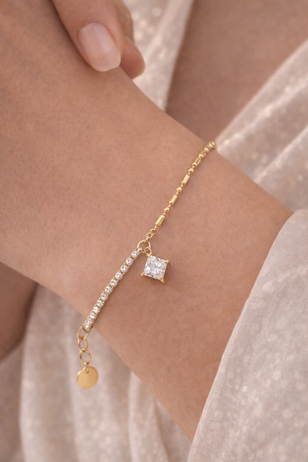 Edelstahl Armband Kylie ~Wasserfest~