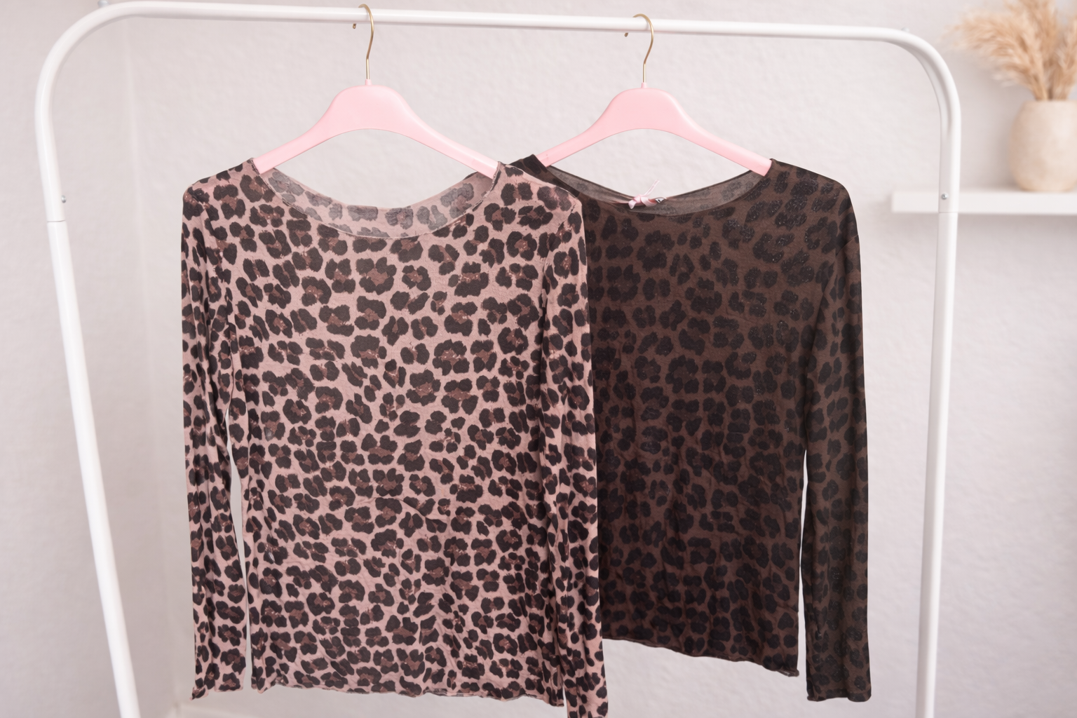 Curvy Kaschmir Mix Longsleeve Leo