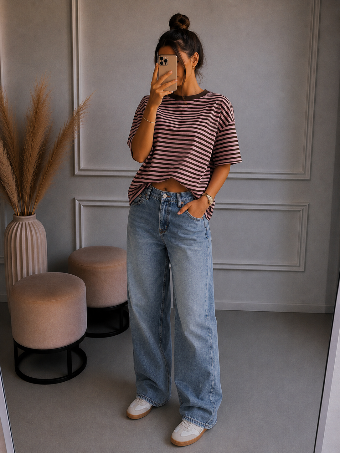 Streifen T-Shirt - verschiedene Farben