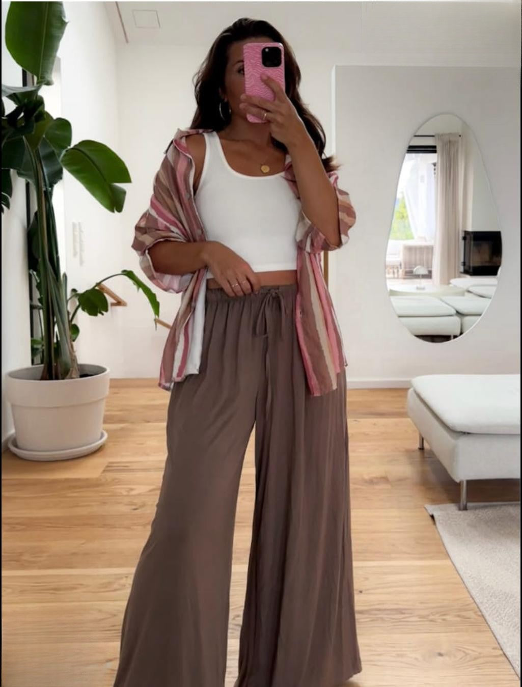 Lockere Viskose Hose