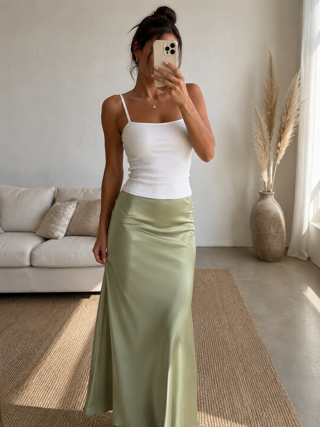 Maxi Satinrock
