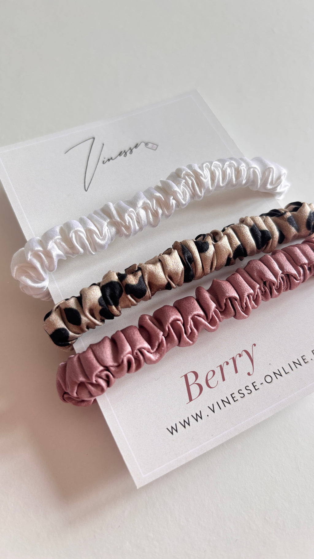 Silk Scrunchies - 3er Set aus Maulbeerseide