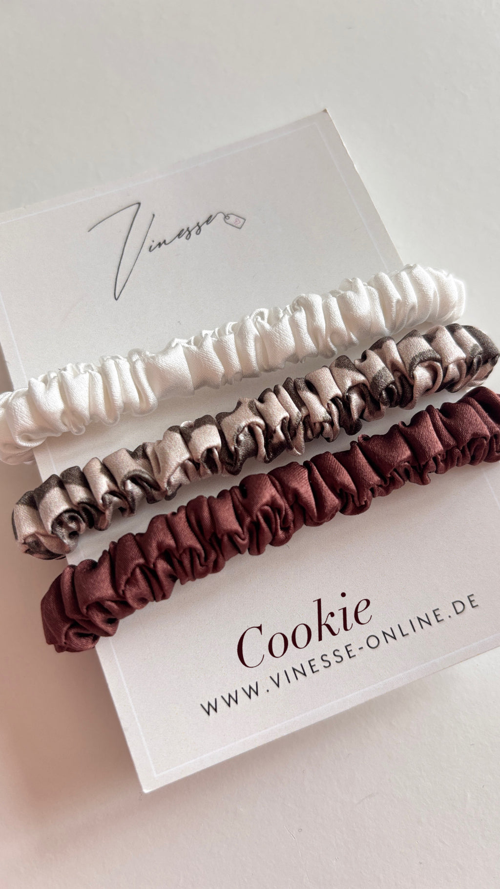 Silk Scrunchies - 3er Set aus Maulbeerseide