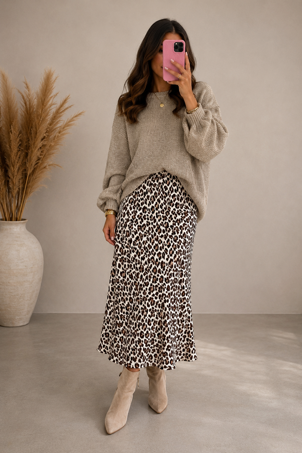 Satinrock Leo Midi versch. Farben